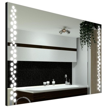 Lustro LED łazienkowe Toronto obudowa 120x80 cm