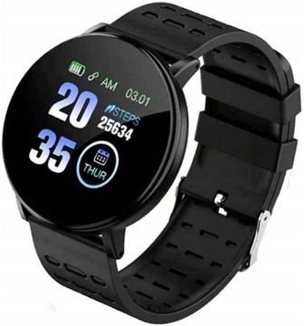 SMARTWATCH ZEGAREK SMARTBAND PLUS PULSOMETR SMS POŁACZENIA