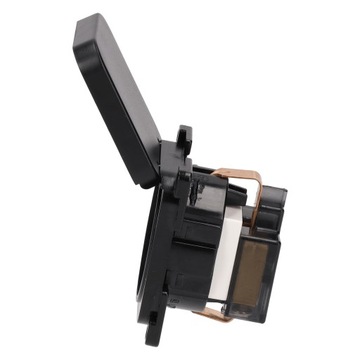 Gniazdo ścienne 230V C-Line z klapką czarne Haba NOWOŚĆ 2025