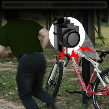 115dB Wodoodporny Alarm Rowerowy Bezprzewodowy