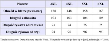 DUŻY ROZMIAR DYPLOMATKA PŁASZCZ WIOSENNY 5XL 158cm