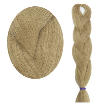 Włosy SYNTETYCZNE do warkoczyków KOLOROWE warkoczyki DOCZEPIANE WŁOSY pasma