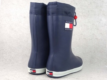 TOMMY HILFIGER KALOSZE BUTY DAMSKIE GRANATOWE