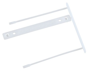 Klipsy archiwizacyjne Z-Clip 7cm biały 100szt