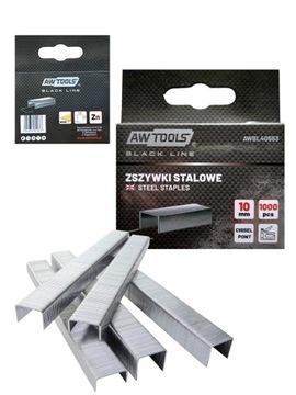 ZSZYWKI TAPICERSKIE stalowe typ 53 do drewna 10mm /11.4mm - 1000szt.