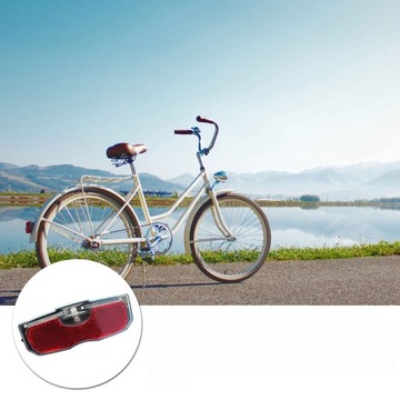 ЗАДНИЙ ВЕЛОСИПЕДНЫЙ СИГНАЛЬНЫЙ ОТРАЖАТЕЛЬ БЕЗ АККУМУЛЯТОРА