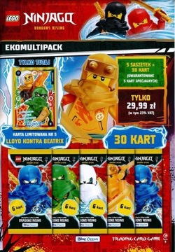 LEGO NINJAGO Ekomultipack karty TCG Seria 9 Dragons Rising 5 saszetek #5