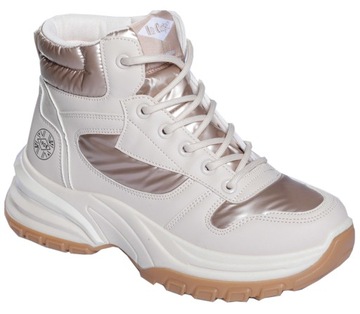 DAMSKIE BUTY LEE COOPER LCJ-23-44-1972 BEŻOWY 37