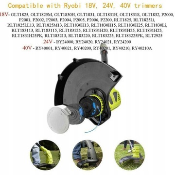 Крышка катушки триммера Замените на Ryobi One.
