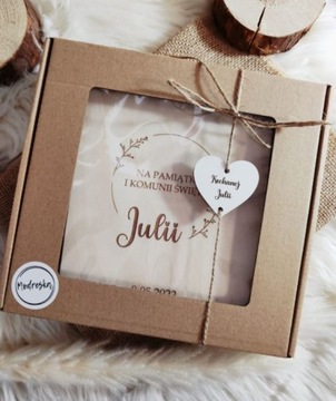 Персонализированный сувенир ко Святому Причастию + фото