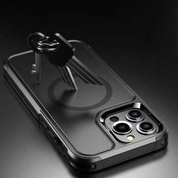 ПРОЧНЫЙ БРОНИРОВАННЫЙ ЧЕХОЛ ДЛЯ IPHONE 14 PRO MAX, УСИЛЕННАЯ ЗАЩИТА ОТ ПАДЕНИЯ ДЛЯ MAGSAFE