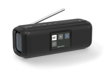 PRZENOŚNY GŁOŚNIK BLUETOOTH Z RADIEM CYFROWYM DAB+ KARCHER DAB Go CZARNY