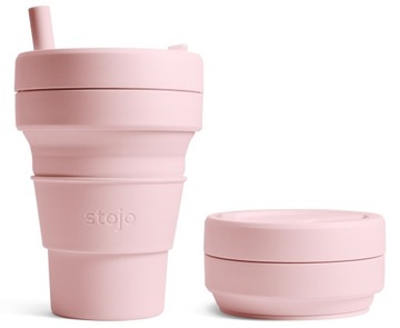 Kubek składany Stojo Biggie 470ml wielorazowy różowy