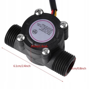 Высокоточный датчик расхода воды DN15 G1/2