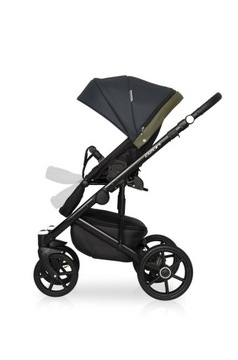 Детская коляска OZON Riko Basic 2в1, СИДЕНЬЕ-КАБРИОЛЕТ, НАДУВАННЫЕ КОЛЕСА