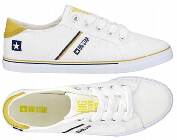 TRAMPKI BIG STAR damskie buty DD274894 białe 38
