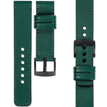 Kožený řemínek pro Garmin Vivoactive 4 Venu 3 2 22 mm Polský Movear