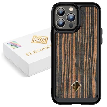 Pouzdro Pro Apple Iphone 13 Pro Max Kryt Luxusní Přírodní Dřevo Originál