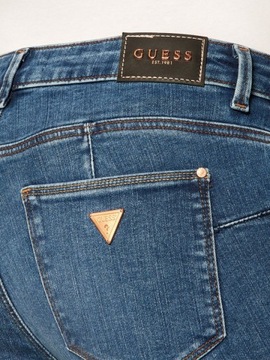 GUESS CIEMNONIEBIESKIE JEANSY RURKI (24)