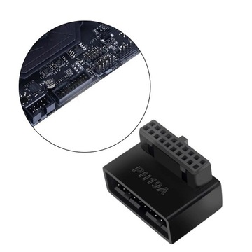 Przedłużacz USB 3.0 19 20-pinowy męski na