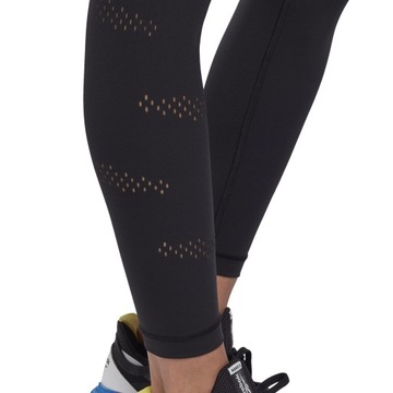 REEBOK LEGGINSY GETRY DAMSKIE SPORTOWE TERMOAKTYWNE ODDYCHAJĄCE 7/8 XS