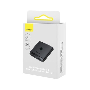 Адаптер Baseus AirJoy HDMI, двунаправленный разветвитель HDMI 2-в-1 FULL HD 4K