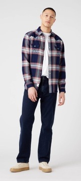 Wrangler FRONTIER Winner LUŹNE PROSTE SPODNIE JEANSOWE BEZ STRECZU W38 L32