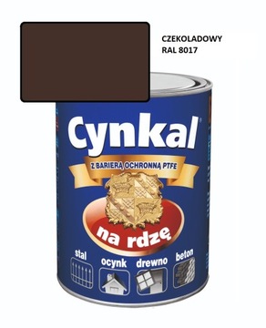 Farba uniwersalna CYNKAL 700ml CZEKOLADOWY 8017