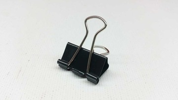 Klipy biurowe klip biurowy klipsy binder 25 mm 12 szt. czarne