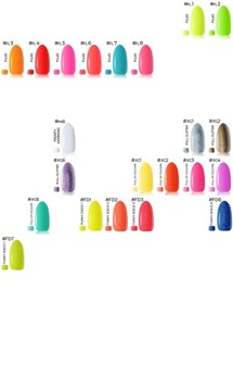 Набор для лака HYBRYD 6x CLARESA, LED LAMP 48W