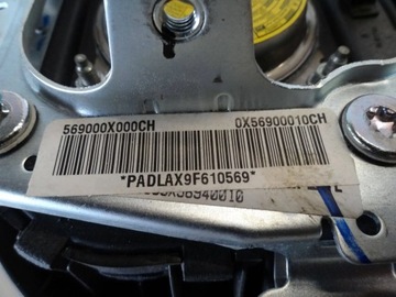 HYUNDAI I10 2010 ULOŽENÍ AIRBAG ŘIDIČE I SPOLUJEZDCE ORAZ PÁSY PŘEDNÍ