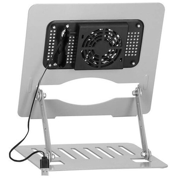 ОХЛАЖДАЮЩАЯ ПОДСТАВКА ДЛЯ НОУТБУКА РЕГУЛИРУЕМАЯ АЛЮМИНИЕВАЯ ПОДСТАВКА 12–17 ДЮЙМОВ ТИХАЯ ТИХАЯ ТИХАЯ