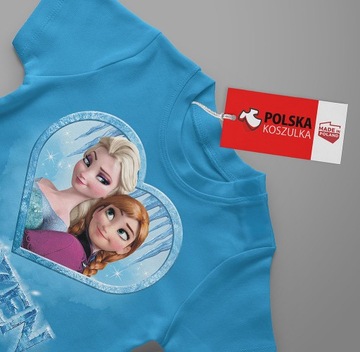 ДЕТСКАЯ ФУТБОЛКА ДЕТСКАЯ ФУТБОЛКА FROZEN ФУТБОЛКА 116 122