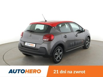 Citroen C3 III Hatchback 1.2 PureTech 82KM 2019 Citroen C3 Niski przebieg Navi Czujniki parkowania, zdjęcie 6
