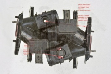 ДРОССЕЛЬ 2.0 HDI CITROEN PEUGEOT V29007022 0345G7 РЕМКОМПЛЕКТ