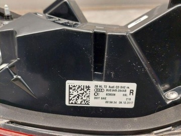 8U0945094AB PRAVÁ SVĚTLO KRYT KUFRU 2.0 TFSI 147 2018 AUDI Q3 (8U)