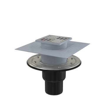 Kratka ściekowa 105×105/50/75 mm odpływ pionowy