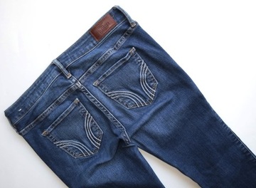 HOLLISTER 25/28 JEANSOWE SPODNIE RURKI JEANS SEXY