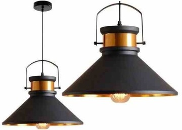 LAMPA WISZĄCA METAL LOFT ASTI B EDISON GOLD RETRO ŻYRANDOL TOOLIGHT
