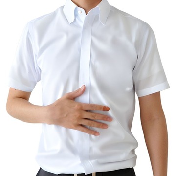 БЕЛАЯ РУБАШКА SLIM 146 ДЛЯ МАЛЬЧИКОВ, ЭЛЕГАНТНАЯ, С КОРОТКИМ РУКАВОМ, ДЛЯ МАЛЬЧИКОВ