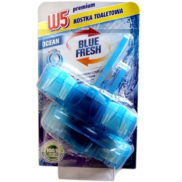 KOSTKA TOALETOWA W5 premium Ocean zawieszka WC 2 x 45 g.