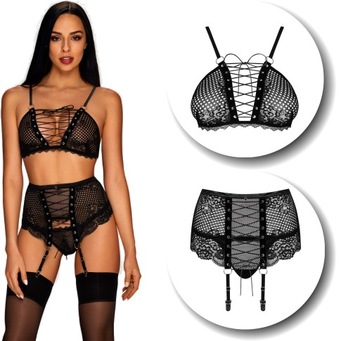 Obsessive Basitta komplet 3-częściowy 40/42 L/XL.