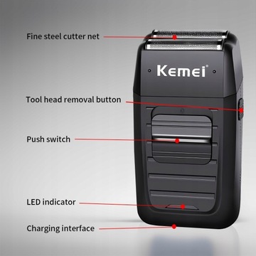 Kemei KM-2296 KM-2299 KM-1102 Комплект машинки для стрижки волос