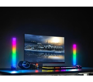 ПОДСВЕТКА КОЛОНКА LED Smart Desk RGB ПРИЛОЖЕНИЕ BT USB ИГРА