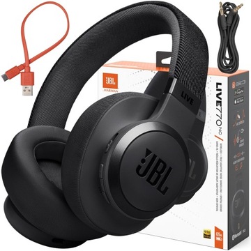 SŁUCHAWKI BEZPRZEWODOWE JBL LIVE 770NC BLUETOOTH 5.3 ANC Z MIKROFONEM
