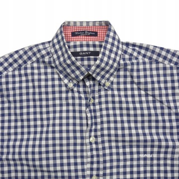 120 __ GANT __ GINGHAM MĘSKA KOSZULA REGULAR FIT M