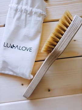 LULLALOVE ЩЕТКА ДЛЯ ДЛИННОГО СУХОГО ВЛАЖНОГО МАССАЖА