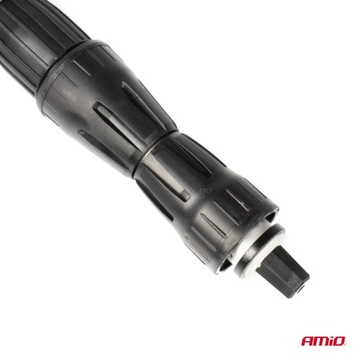 Проточная щетка с телескопической палкой 171-300см для мойки автомобилей AMIO