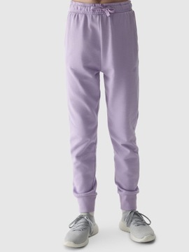 СПОРТИВНЫЕ БРЮКИ ДЛЯ ДЕВОЧЕК 4F ИЗ ДЫШАЩЕГО ХЛОПКА SS24F587