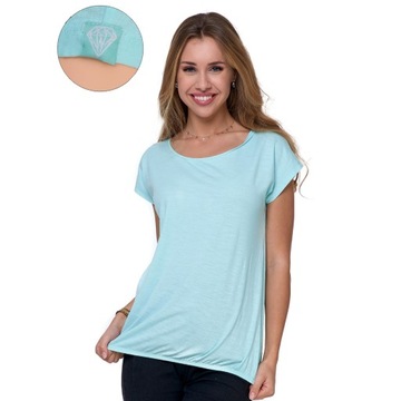 T-SHIRT DAMSKI LUŹNY BAWEŁNIANY KOSZULKA MORAJ - M